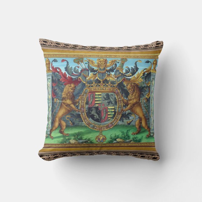Cojín decorativo del Escudo de Armas (Anverso)