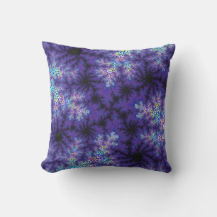 Cojín decorativo del Especkle Purple Pastel person