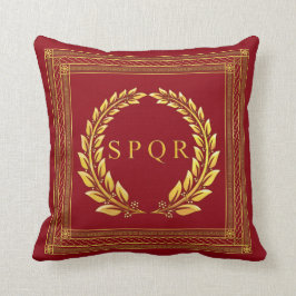 Cojín decorativo del laurel de SPQR