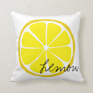 Cojín decorativo del limón de la fruta cítrica del