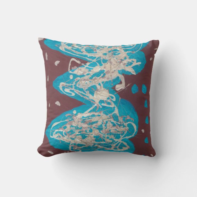 Cojín decorativo del mundo del amor (Anverso)