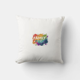 Cojín decorativo del Orgullo Familiar