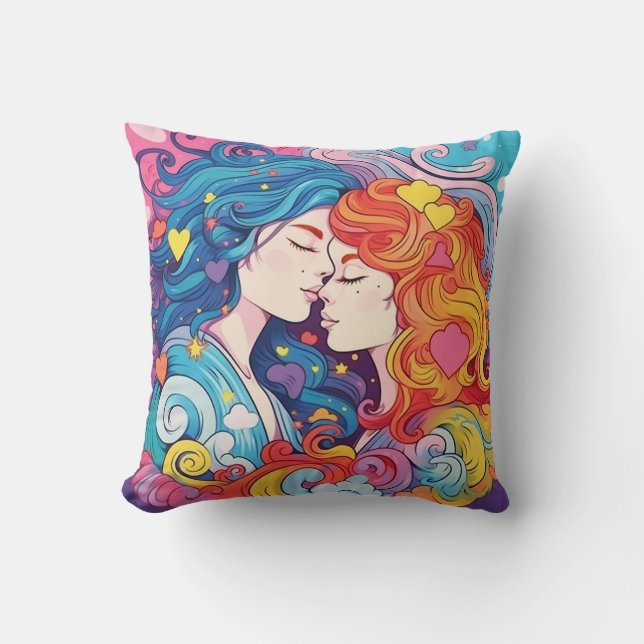 Cojín decorativo del Orgullo Femenino (Anverso)