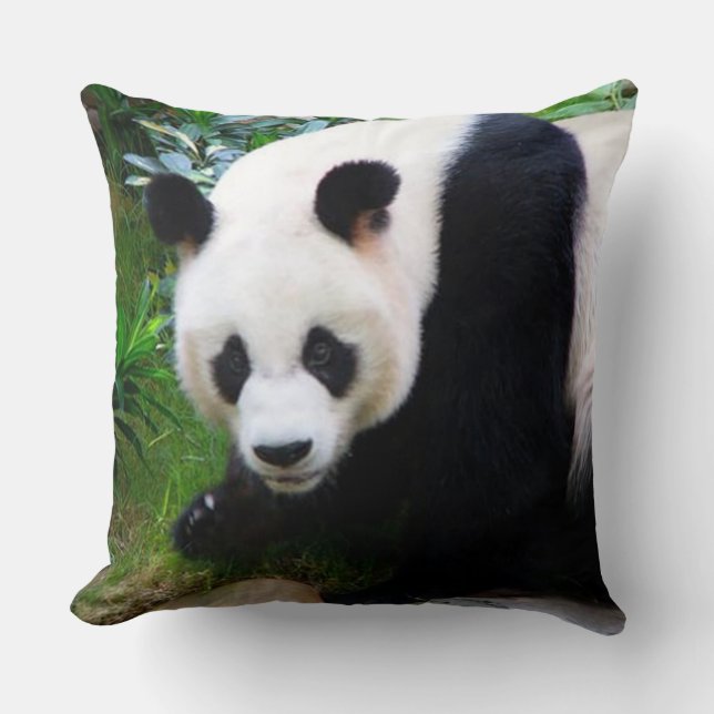 Cojín decorativo del oso de panda (Anverso)