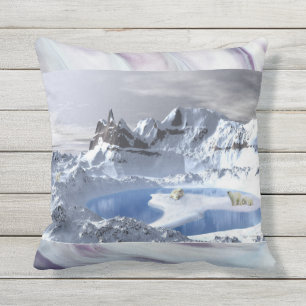 Cojín decorativo del oso polar para los esquimale