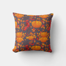 Cojín decorativo del otoño de calabaza