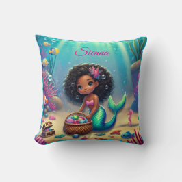 Cojín decorativo del patrimonio negro/mixto