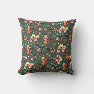 Cojín decorativo del patrón 2 de los navidades