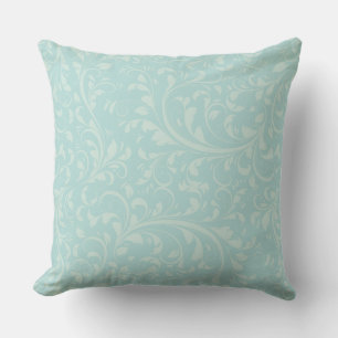 Cojín decorativo del patrón azul hawaiano