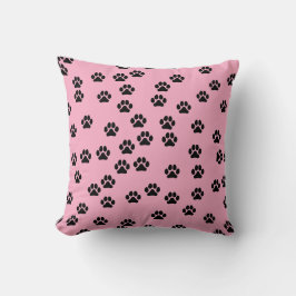 Cojín decorativo del patrón de garras de perro
