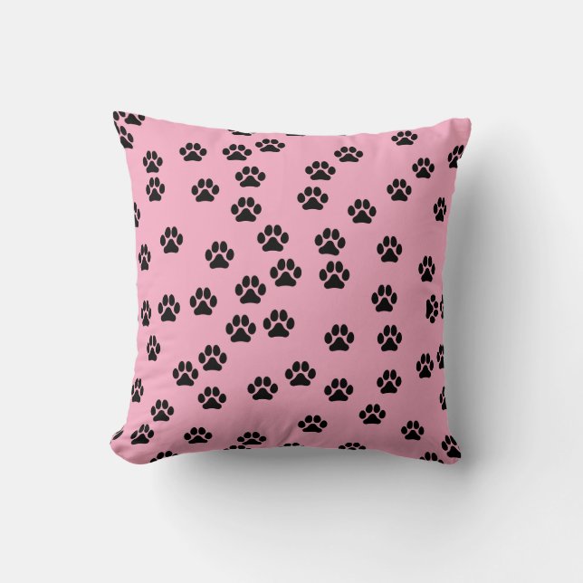 Cojín decorativo del patrón de garras de perro (Anverso)