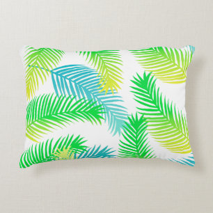 Cojín decorativo del patrón de hojas de palmera - 