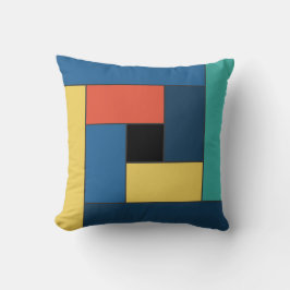 Cojín decorativo del patrón de mosaicos geométrico