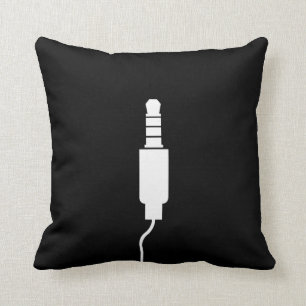 Cojín decorativo del pictograma del conector de