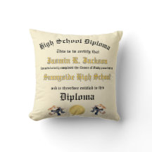 Cojín decorativo del pilar de graduación