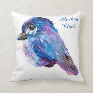 Cojín decorativo del poliéster de pollo de Alask