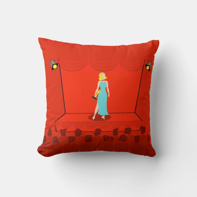 Cojín decorativo del programa de premios Retro (Anverso)