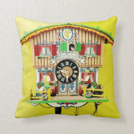 Cojín decorativo del reloj de cuco