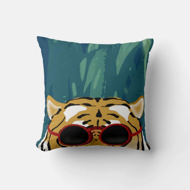 Cojín decorativo del tigre (Anverso)