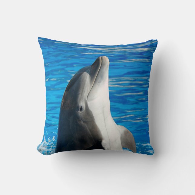 Cojín Decorativo Delfín de Bottlenose (Anverso)