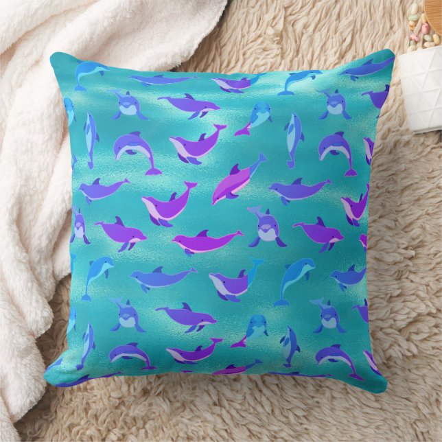 Cojín Decorativo Delfines (Manta)