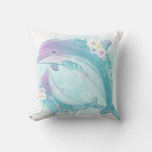 Cojín Decorativo Delfines Cute