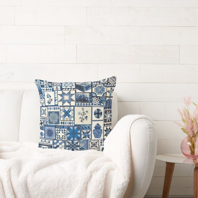 Cojín Decorativo Delft holandés (Sofá)