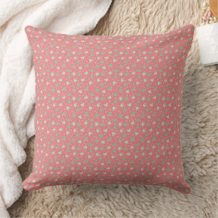 Cojín Decorativo Delicado Patrón Floral Pequeño Ditsy Sin Costuras