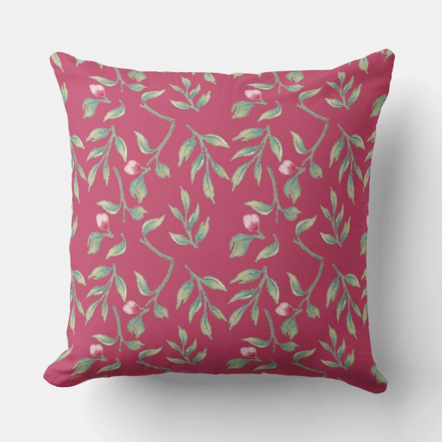 Cojín Decorativo Delicate Florals Innuendo Pink (Anverso)