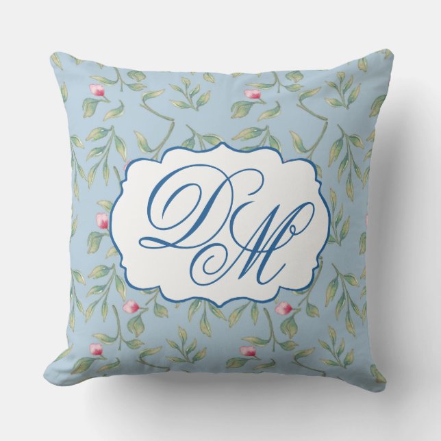 Cojín Decorativo Delicate Florals Omphalodes Blue (Anverso)