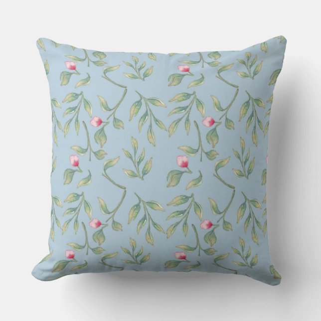 Cojín Decorativo Delicate Florals Omphalodes Blue (Anverso)