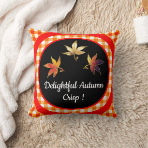 Cojín Decorativo Deliciosas Hojas Whimsicales De Otoño