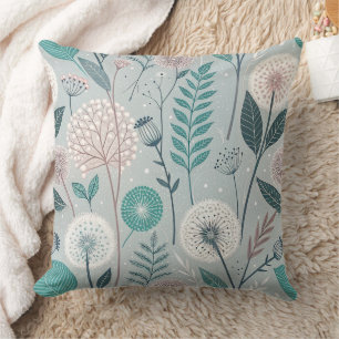Cojín Decorativo Delicioso Dandelion & Floral Folk Art Seamless (2)