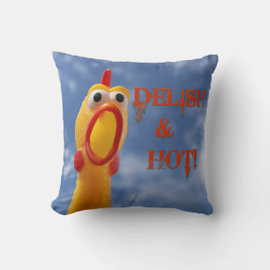 Cojín Decorativo ¡Delish & Hot Chicken Pillow!