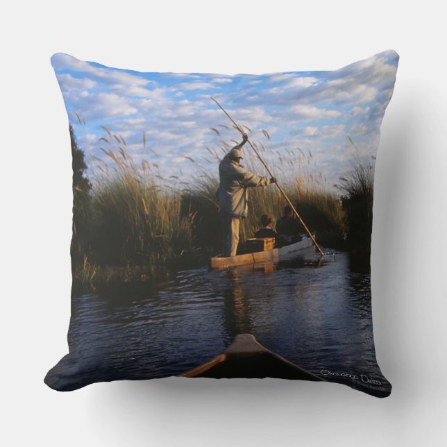 Cojín Decorativo Delta del Okavango (Anverso)