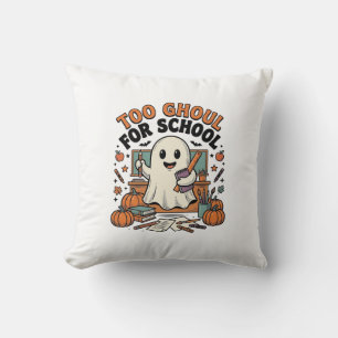 Cojín Decorativo Demasiado Fantasma Para La Escuela Profesor Fantas