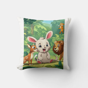 Cojín Decorativo Demasiado rápido para la jungla