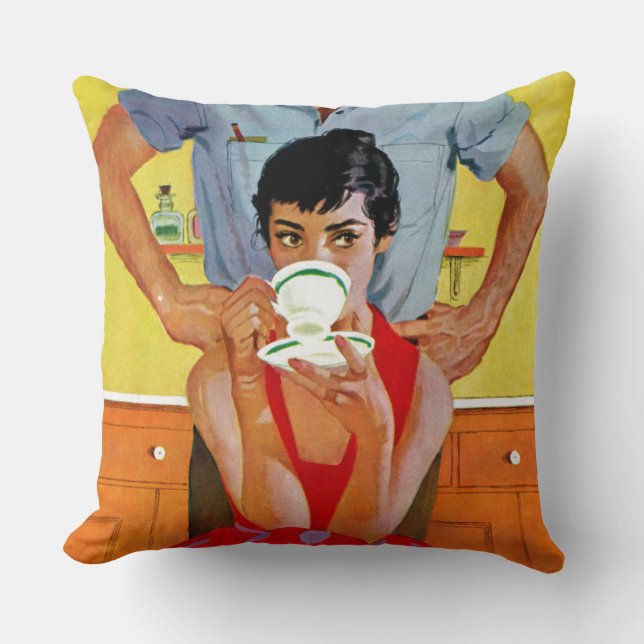 Cojín Decorativo Demasiado tarde componer (Anverso)