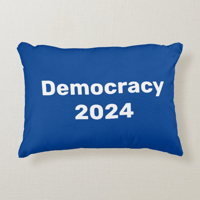 Cojín Decorativo Democracia 2024 Elecciones Presidenciales (Anverso)