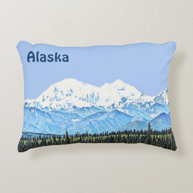 Cojín Decorativo Denali (Monte McKinley) (Anverso)