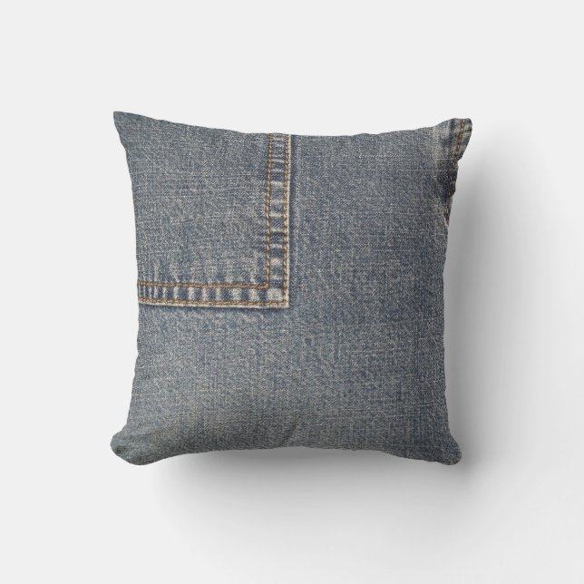 Cojín Decorativo Denim azul Pillow (Anverso)