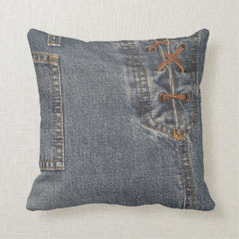 Cojín Decorativo Denim azul Pillow