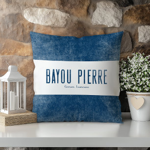 Cojín Decorativo Denim Look Bayou Pierre Louisiana State