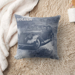 Cojín Decorativo Denim Steampunk