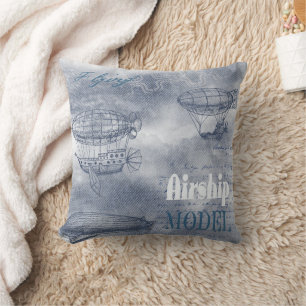 Cojín Decorativo Denim Steampunk