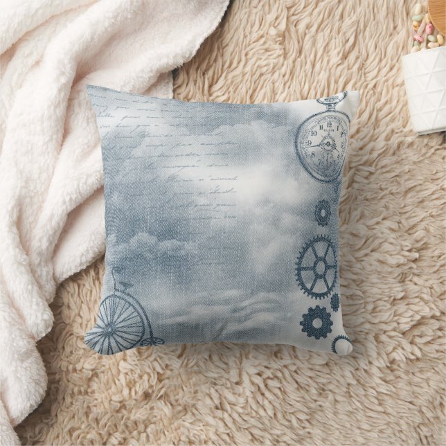 Cojín Decorativo Denim Steampunk (Manta)