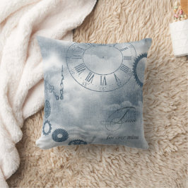 Cojín Decorativo Denim Steampunk