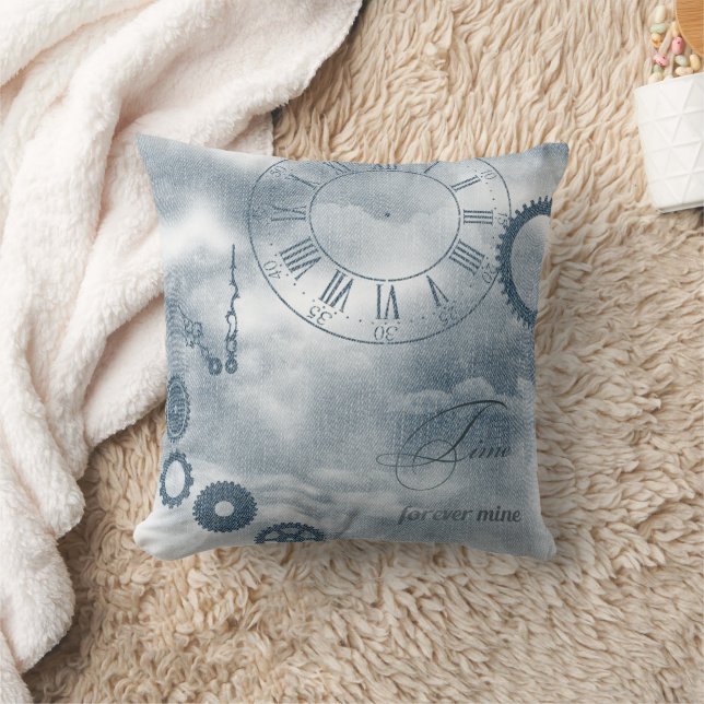 Cojín Decorativo Denim Steampunk (Manta)