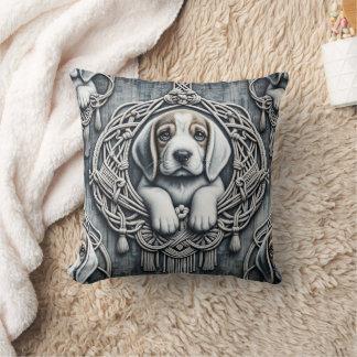 Cojín Decorativo Denim y perros 5