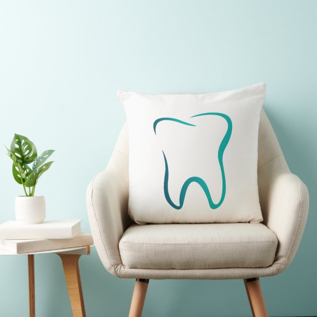 Cojín Decorativo Dental Tooth Dentist Medical Image (Silla)